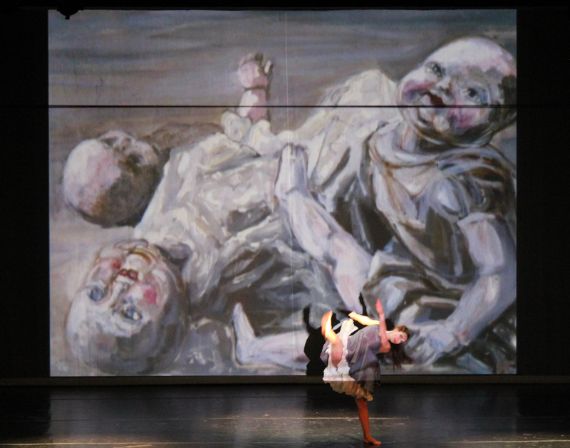 Техническое оснащение современной постановки балета «Танец и живопись» в театре на Литейном