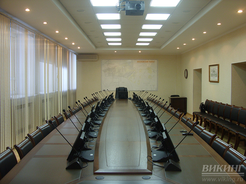 Модернизация конференц-зала Администрации Московского района